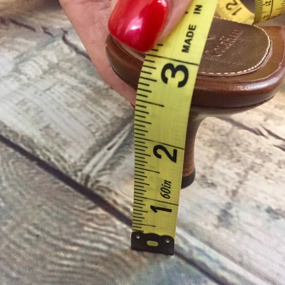 Cole Haan Brown Animal Print Slip on Kitten Heels - Picture 6 of 8